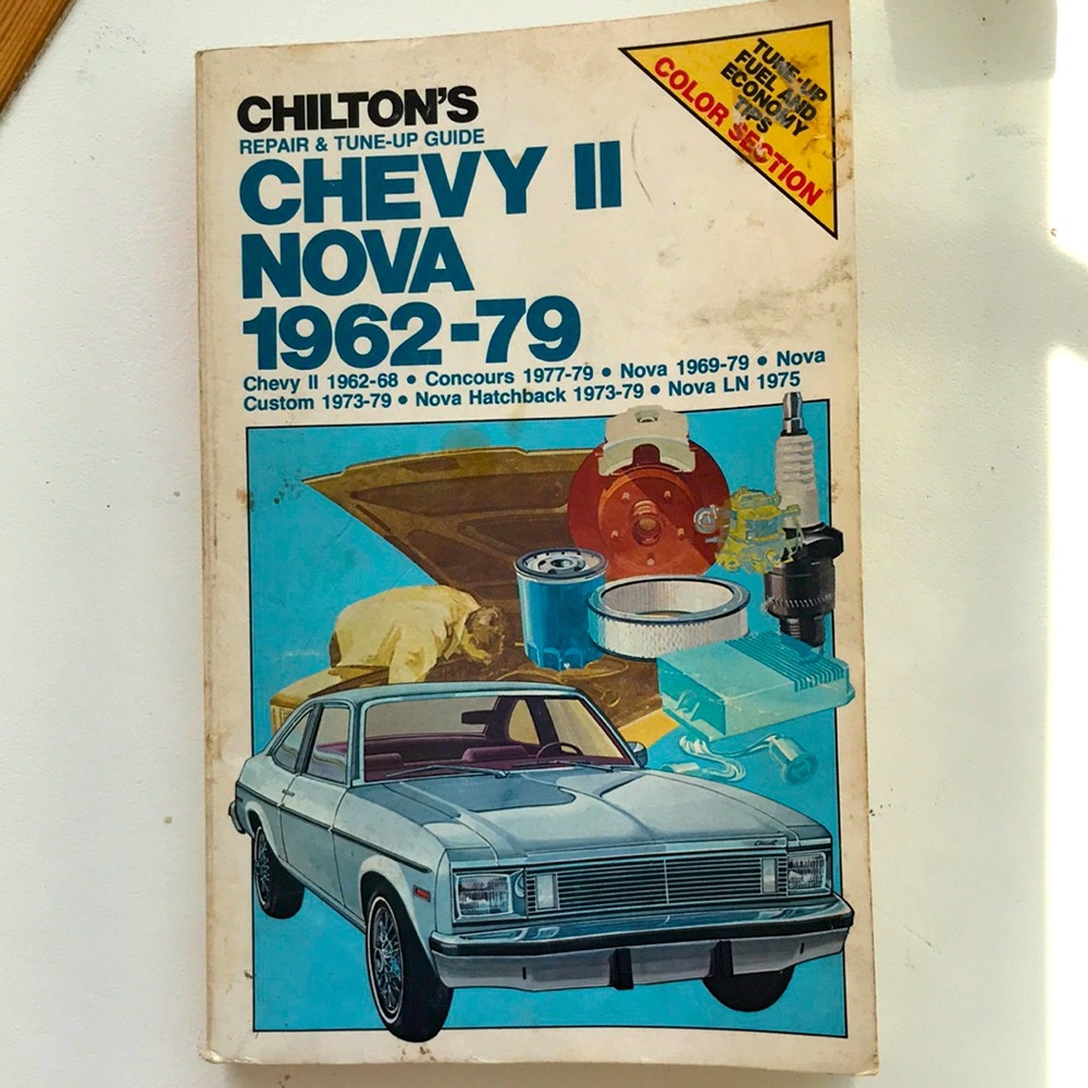 Chevy II Nova Chilton’s Repair & Tune-Up Guide 2962-79